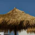 Ombrelloni in paglia africana